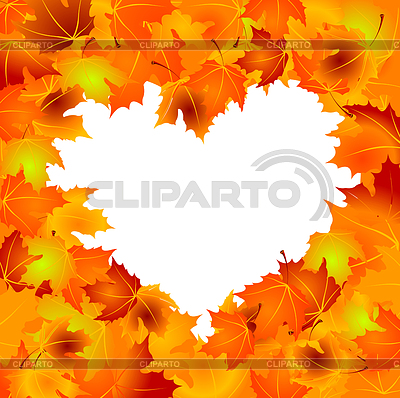 Beautiful Autumn Leaves background with copy space - © Pushkin04