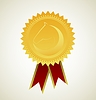 Vector clipart: Horse symbol award rosette