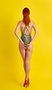 Mädchen mit Ananas | Stock Foto