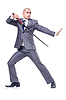 Businessman with sword | Stock Foto