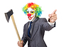 Businessman clown | Stock Foto