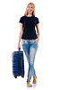 Woman preparing for vacation | Stock Foto