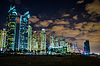 Paisaje urbano de Dubai Marina, Emiratos Árabes Unidos | Foto de stock