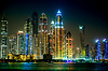 Paisaje urbano de Dubai Marina, Emiratos Árabes Unidos | Foto de stock