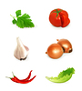 Vector clipart: Vegetables set