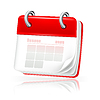 Vektor Cliparts: Kalender, Symbol