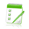 Vector clipart: Spiral notebook icon