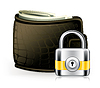 Vector clipart: Lock and wallet, icon