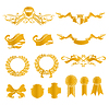 Vector clipart: Set of heraldic elements