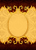 Vector clipart: Background with old frame