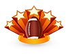 Vector clipart: American Football Emblem