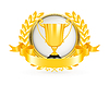 Vector clipart: Golden Emblem