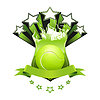 Vector clipart: Tennis emblem