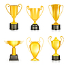 Vector clipart: Gold trophy