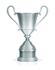 Vector clipart: Silver trophy