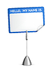 Vektor Cliparts: Name Tag