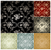 Vector clipart: Seamless Pattern, set of six colors