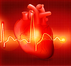 Vector clipart: Heart cardiogram,