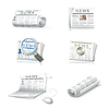Vector clipart: Newspaper collection,