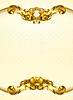 Vector clipart: Vintage background white vertical, 10eps