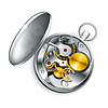 Vector clipart: Mechanical clock