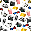 Vector clipart: Film seamless background