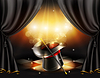 Vector clipart: Magic tricks background