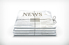 Vector clipart: Stack of newspapers