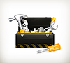 ID 3777039 | Schwarz-Toolbox | Stock Vektorgrafik ID 3777039 | Schwarz-Toolbox | Stock Vektorgrafik | CLIPARTO