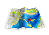 Vector clipart: Road map