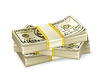 Vector clipart: Stack of money