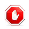 Vector clipart: Stop sign