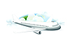 Vector clipart: Aircraft