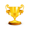 Vector clipart: Gold trophy