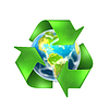 Vector clipart: Recycling Earth