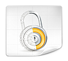 Vector clipart: Lock drawing