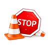 Vector clipart: Road repair