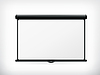 Vector clipart: Blank Projection screen