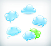 Vector clipart: Clouds