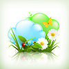 ID 3777983 | Chamomile and clouds | Stock Vector Graphics ID 3777983 | Chamomile and clouds | Stock Vector Graphics | CLIPARTO