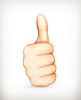Vector clipart: Thumb up