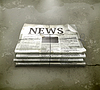 Vector clipart: Newspaper, old-style