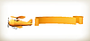 Vector clipart: Aircraft, banner