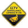 Vector clipart: CCTV pictogram, video surveillance symbol