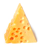Käse auf weißem Hintergrund | Stock Foto