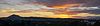 Sonnenuntergang über Dorf | Stock Foto