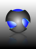Vector clipart: Abstract 3d sphere logos