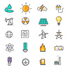 Vector clipart: Energy and Resource Icon Set