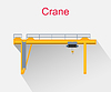 Vector clipart: Crane Equipment Icon Design Style