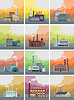 ID 6069658 | Set of Factory Building Banners | Stock Vector Graphics ID 6069658 | Set of Factory Building Banners | Stock Vector Graphics | CLIPARTO